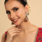 Nuyug 22K Gold Plated Aureate Swirl Jhumki Earrings | Swadesiicart