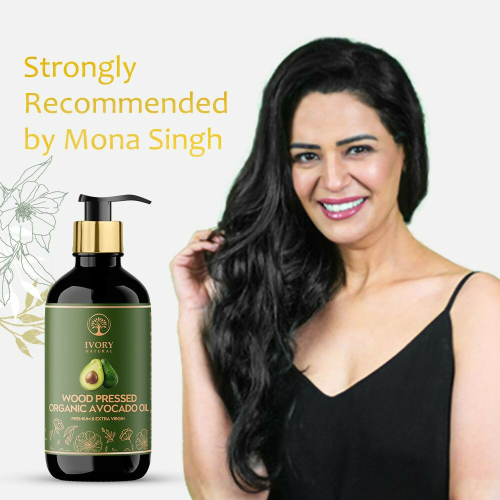 Ivory Natural Wood Pressed Organic Avocado Oil Premium & Extra Virgin | Swadesiicart