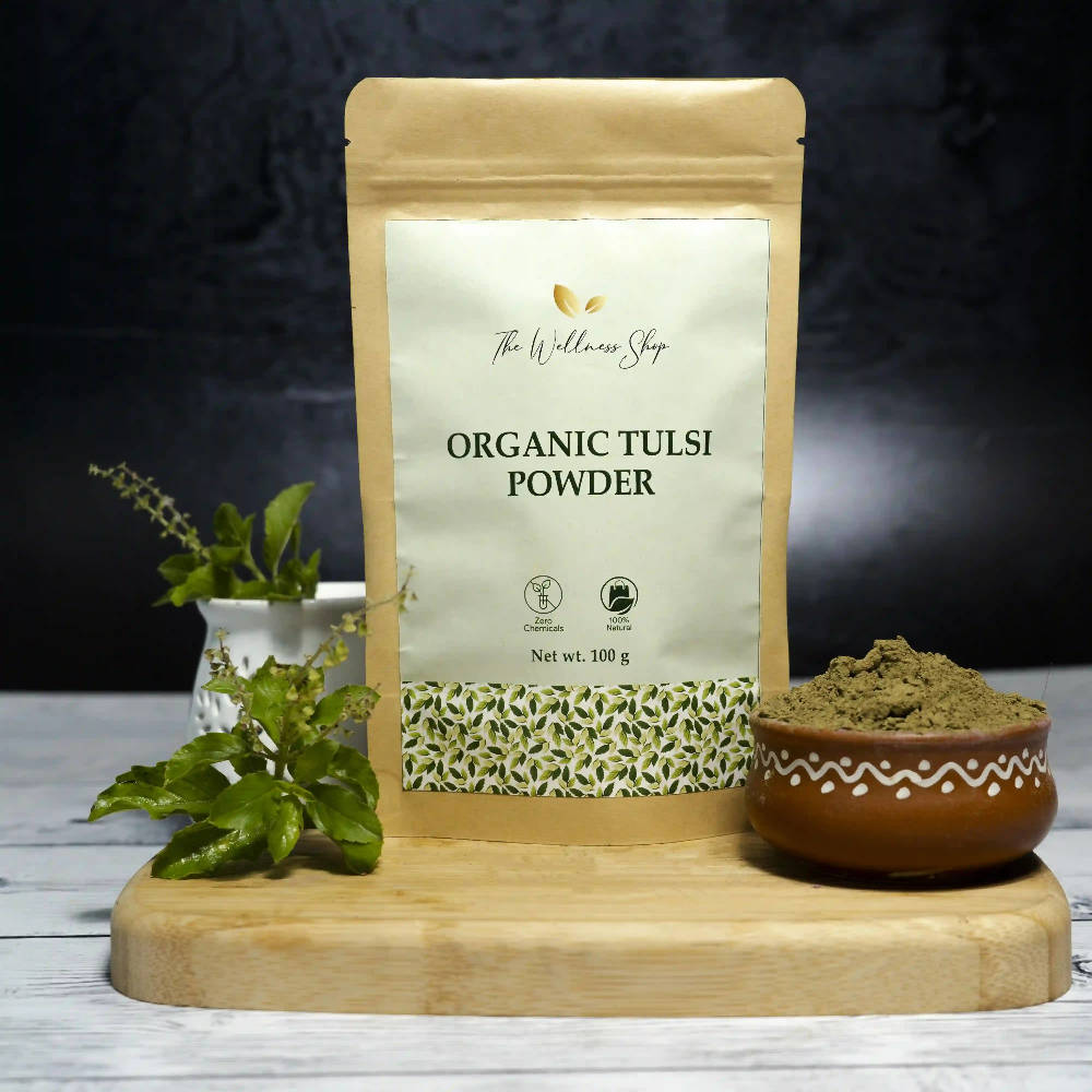 The Wellness Shop Organic Tulsi Powder | Swadesiicart