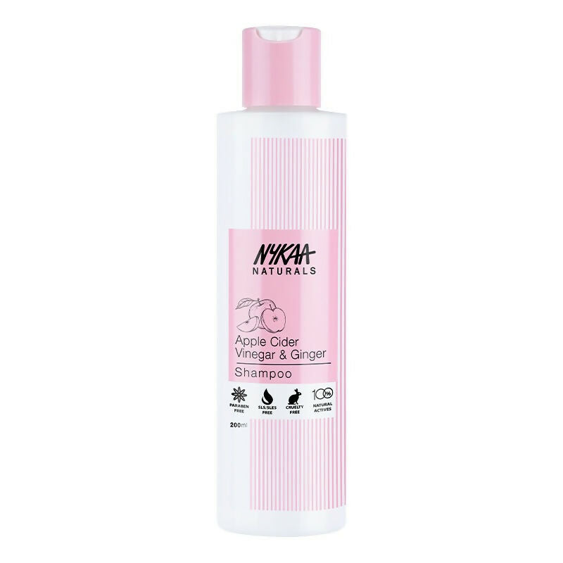 Nykaa Naturals Anti-Dandruff - Free Shampoo with Apple Cider Vinegar, Ginger & Tea Tree Oil - Swadesiicart