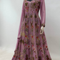 Lorenvalley Fashion Pink Viscose Silk Embroidery Work Gown Skirt Stitched | Swadesiicart