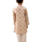 Lil Drama Mishti Off White Kurta Pyjama Set For Boys | Swadesiicart