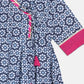 Ahalyaa Multi Crepe Printed Kids Kurta Sharara Set With Dupatta For Girls | Swadesiicart