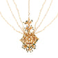 Layered Pearl Matha Patti (Gold) - Ruby Raang | Swadesiicart