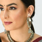 Mominos Fashion Johar Kamal Oxidised Silver-Plated Heart Design Necklace Choker Set For Women | Swadesiicart