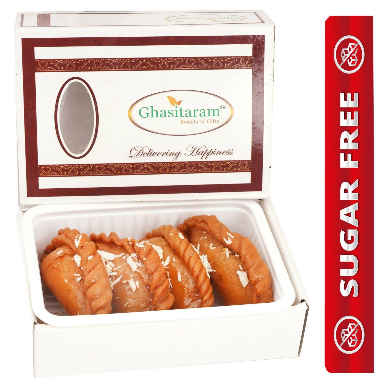 Ghasitaram Sugarfree Gujiya Box | Swadesiicart