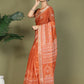 Shree Shyam Fashion Cotton Orange Saree