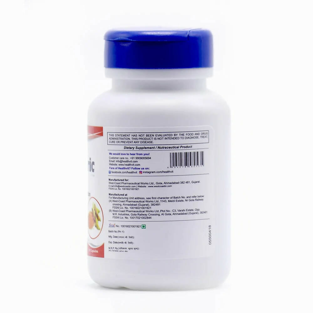 Healthvit Turmeric Capsules - Swadesiicart
