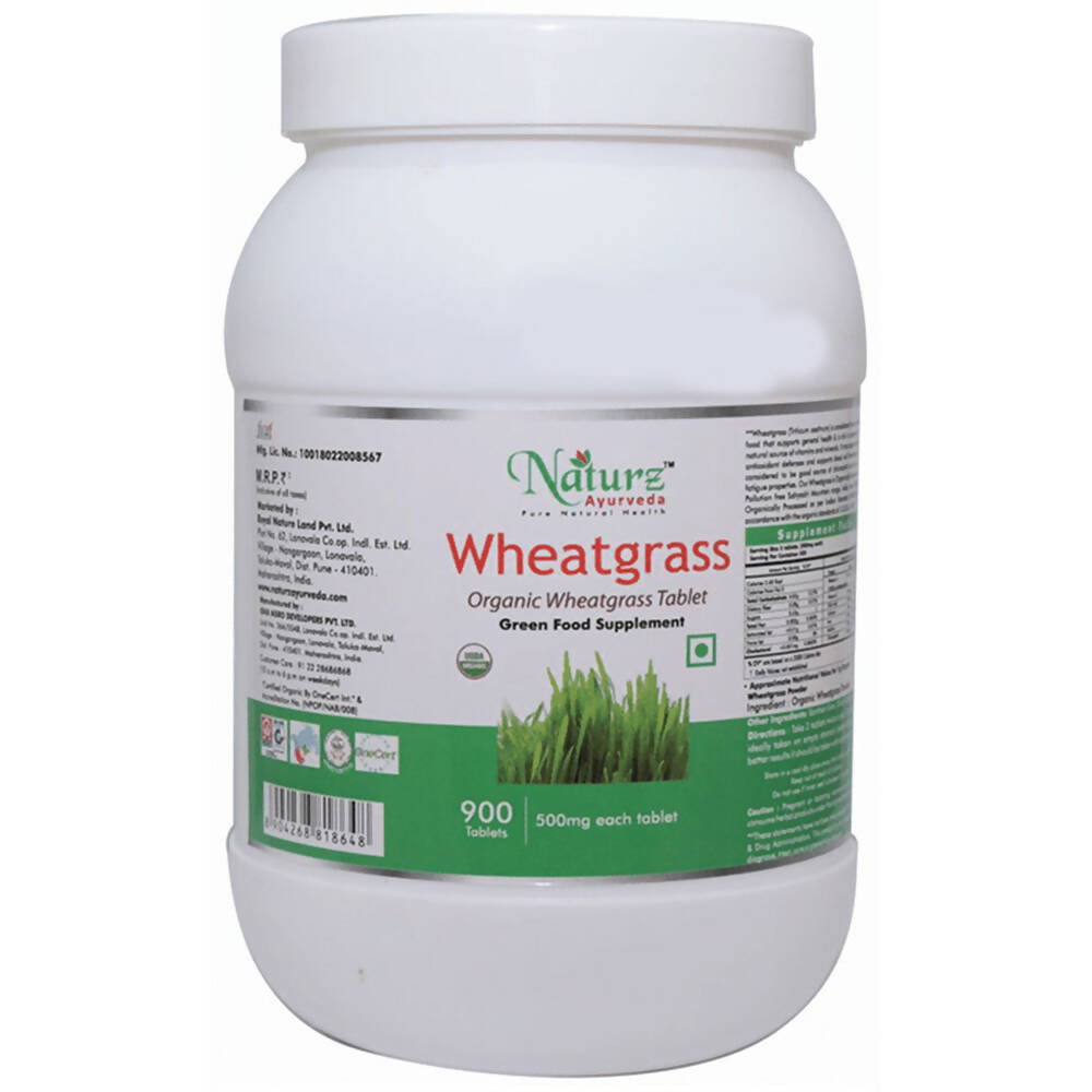 Naturz Ayurveda Wheatgrass Tablets | Swadesiicart