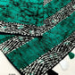 Arfa Fashion House Rama Pure Chanderi Cotton Batik Printed Saree