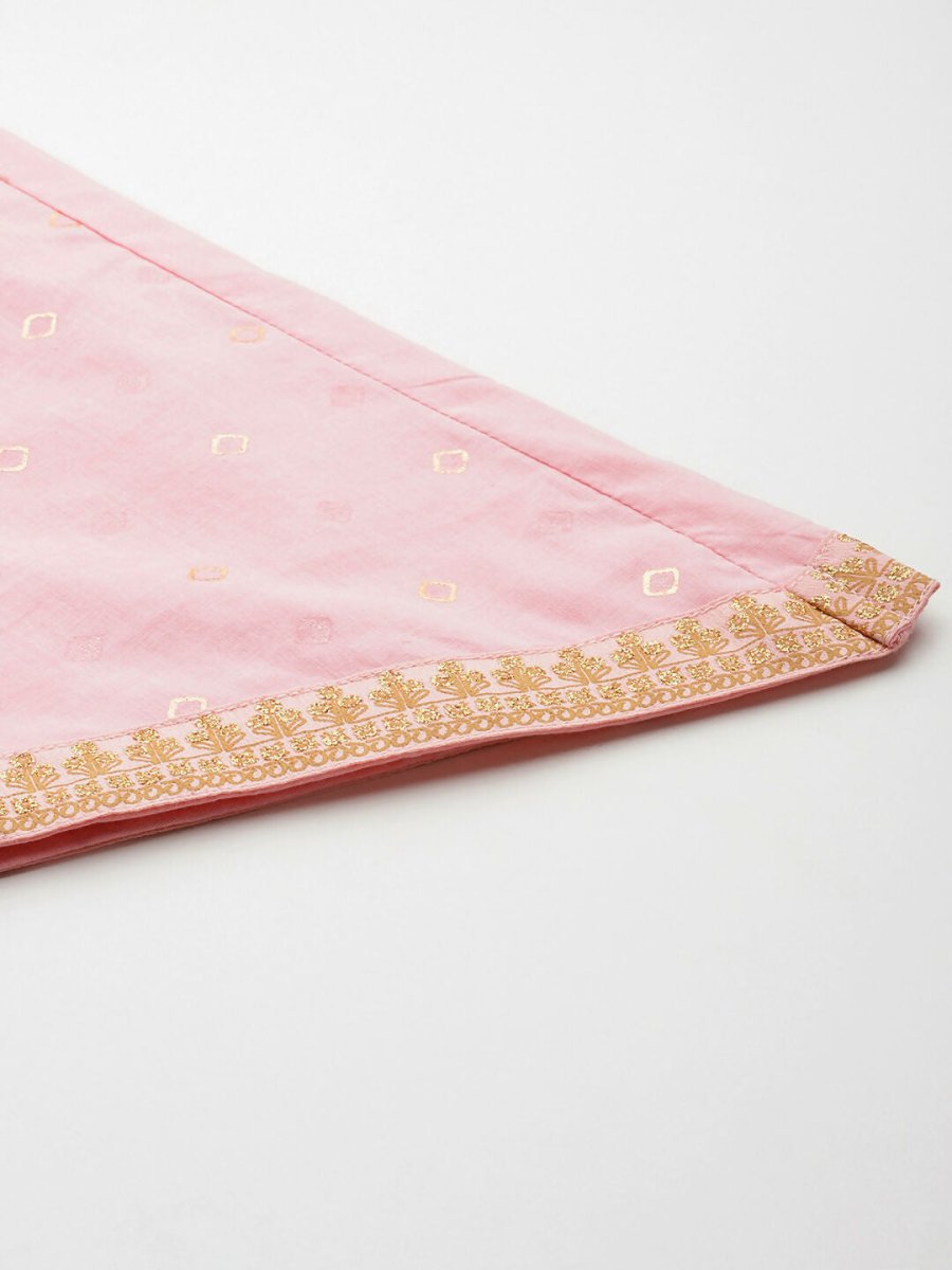 Ahalyaa Women's Traditional wear Kurta Set - Pink | Swadesiicart