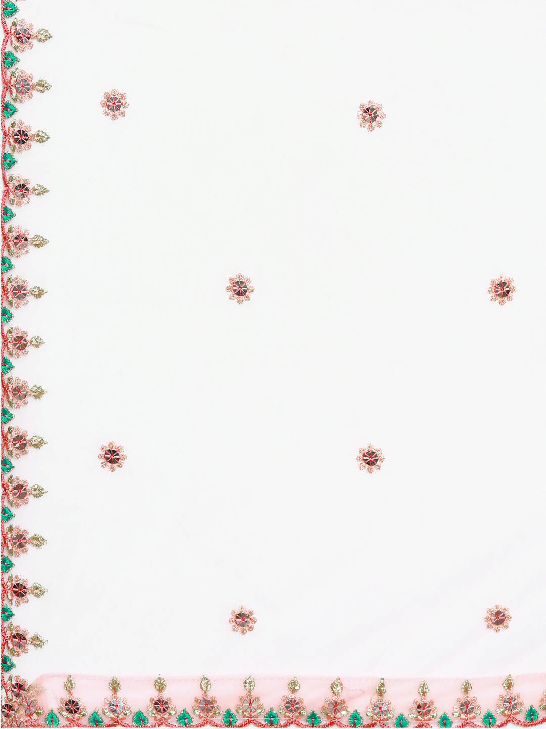 House of Panchhi Peach Net Sequinse Work Lehenga & Blouse, Dupatta | Swadesiicart
