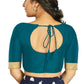 Aastha Fashion Women's Teal Art Silk Designer Traditional Readymade Blouse