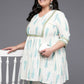 Ahalyaa Women's Traditional wear Co-ords - Off White - Swadesiicart