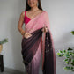 Vamsee Antara Brown Georgette Saree - Swadesiicart