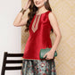 Ahalyaa Women's Traditional Wear Co-ods - Red