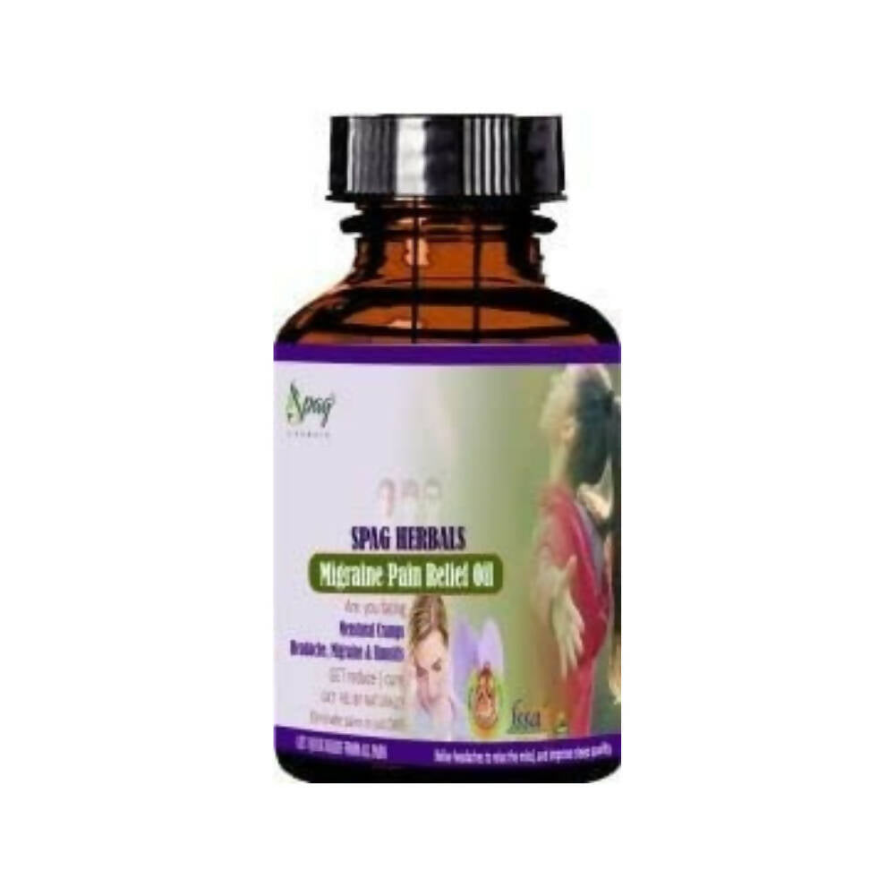 Spag Herbals Migraine Headache Relief Oil - Swadesiicart