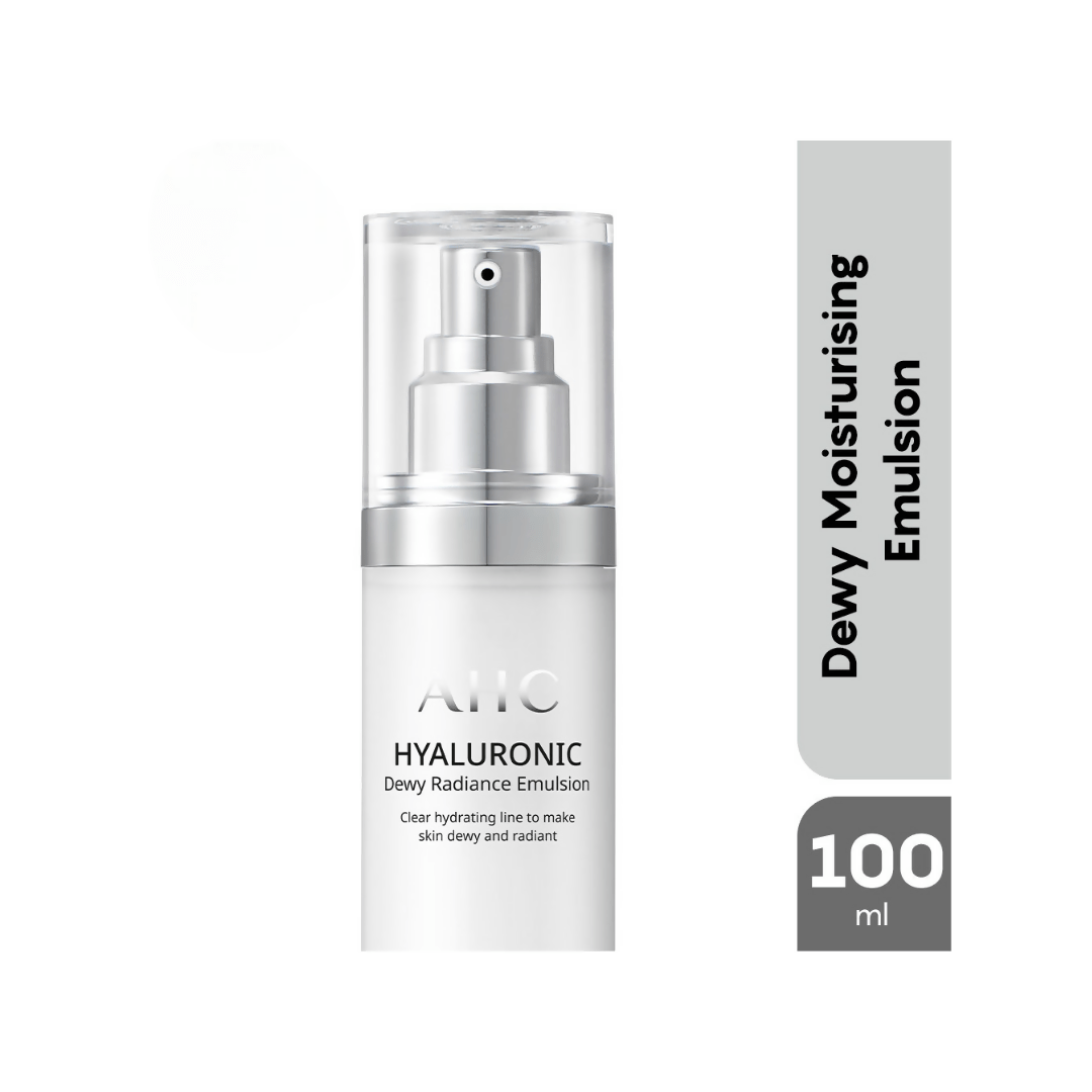 AHC Hyaluronic Dewy Radiance Emulsion Lightweight Moisturizer - Korean skincare | Swadesiicart