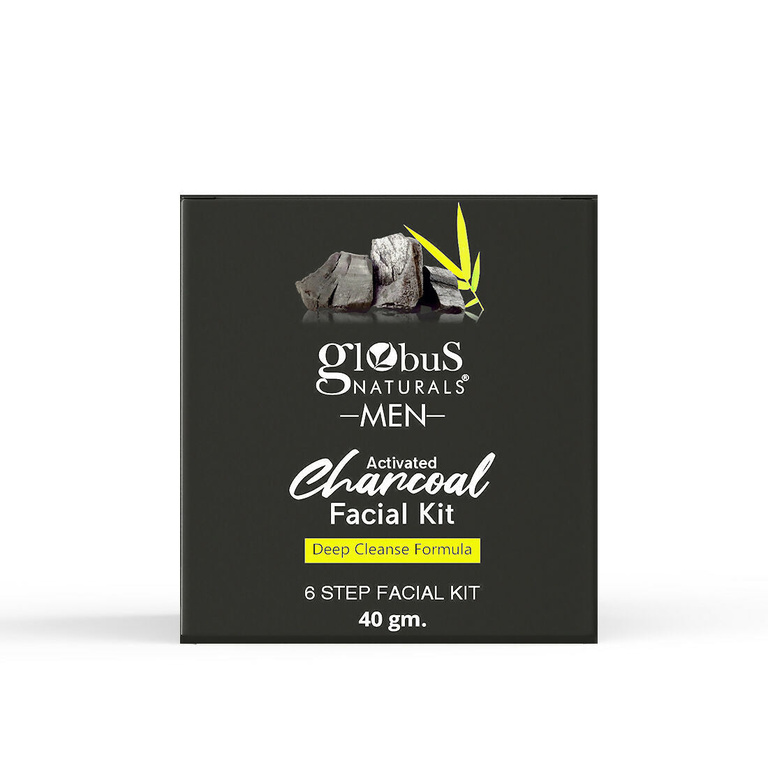 Globus Naturals Anti-Pollution Charcoal Men 6 Step Facial Kit | Swadesiicart