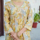 Vaasva Women Yellow Muslin Embroidered Kurta, Pant & Dupatta Set | Swadesiicart