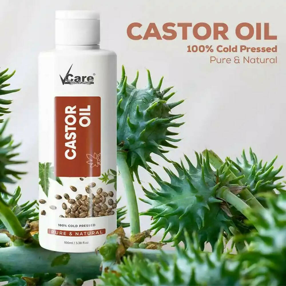 VCare Castor Oil For Hair - Swadesiicart