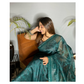 Vamsee Rinkle-Gotta Maroon Organza Saree - Swadesiicart
