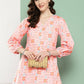 Ahalyaa Women's Traditional Wear Co-ods - Pink