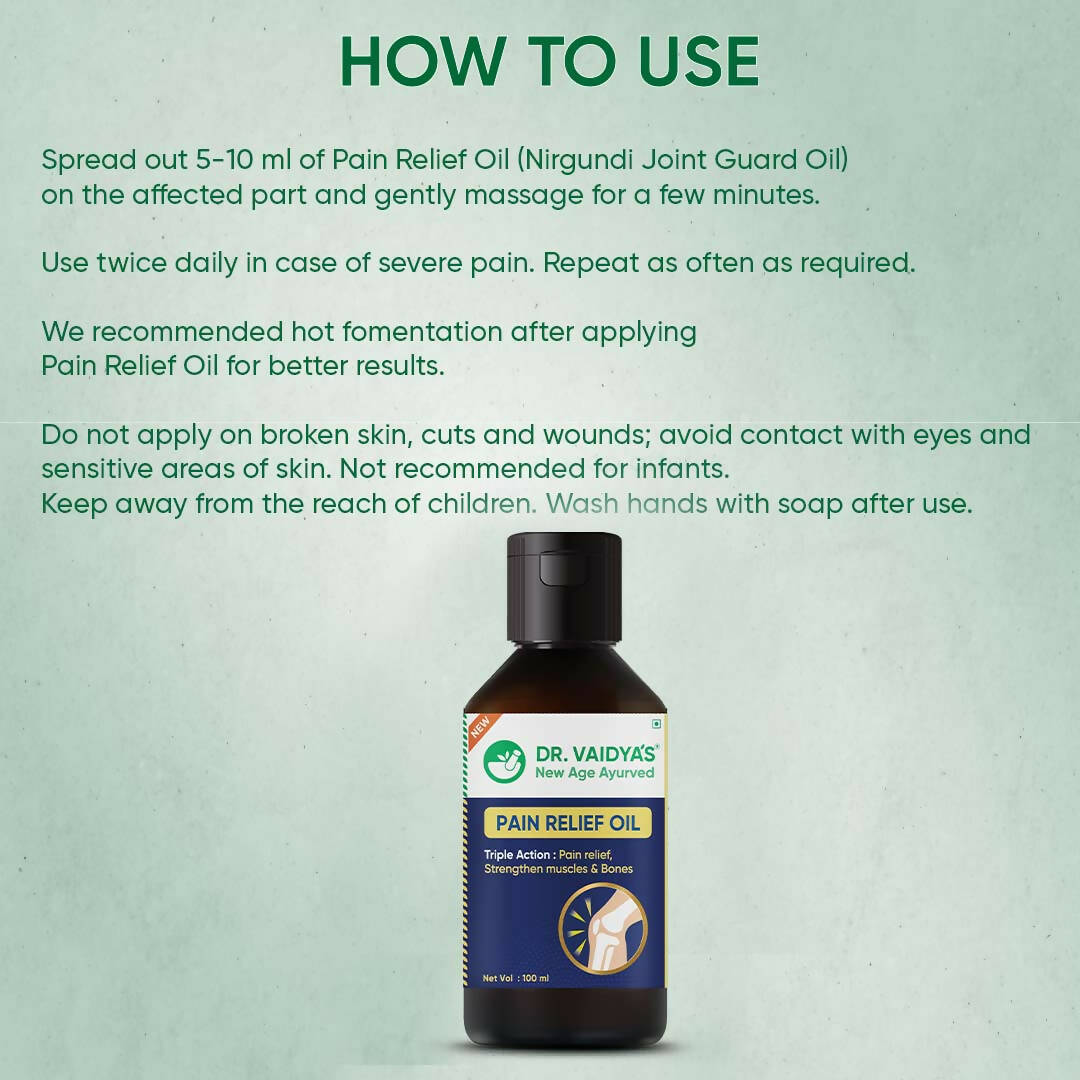 Dr. Vaidya's Pain Relief Oil | Swadesiicart