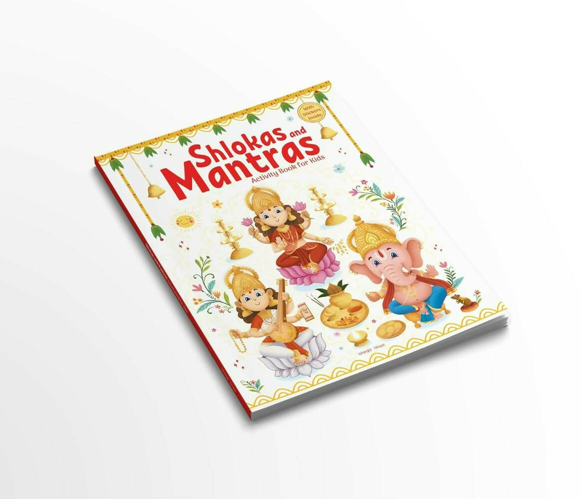 Shlokas And Mantras - Activity Book For Kids - Swadesiicart