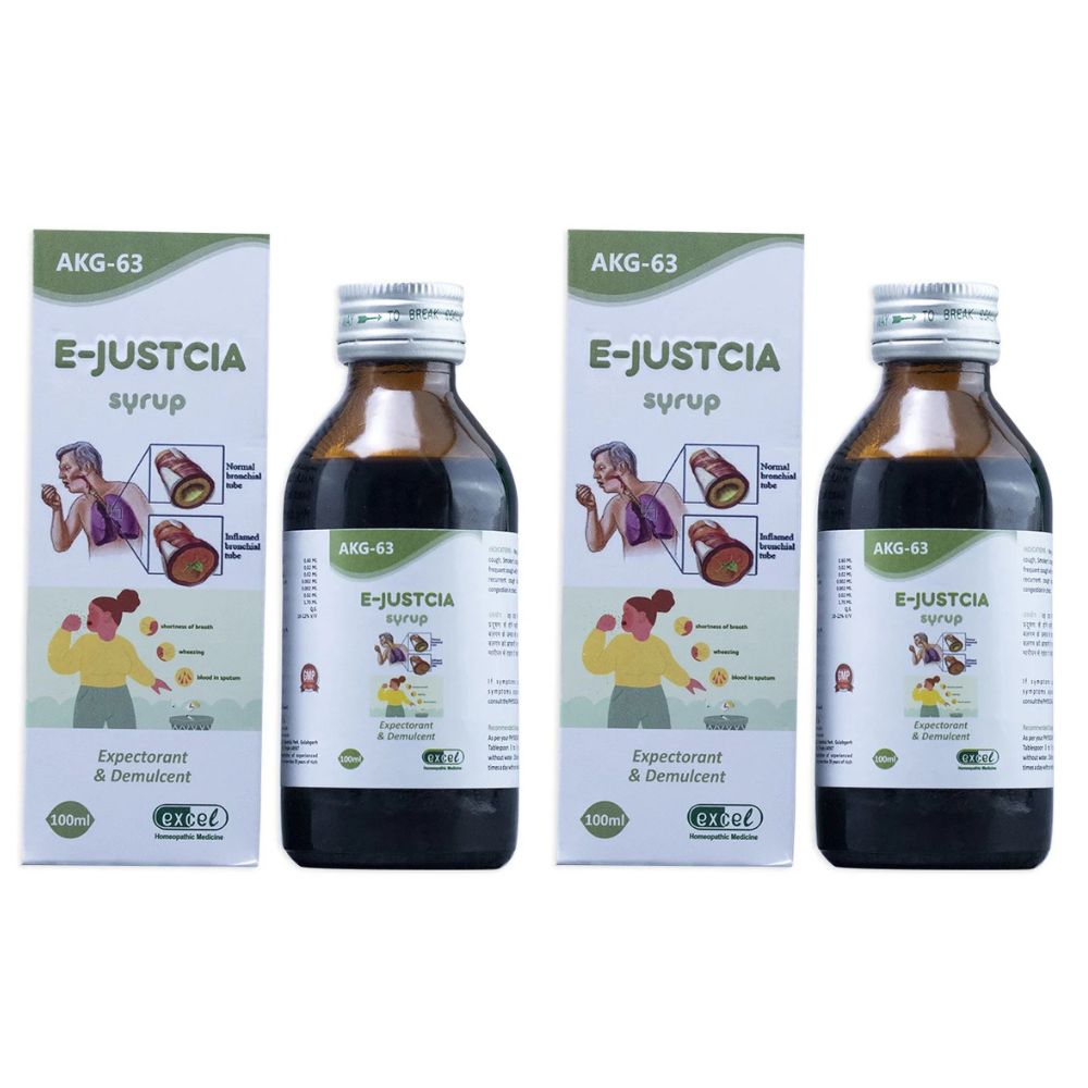 Excel Pharma E-Justcia Syrup | Swadesiicart