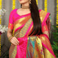 Jyoti Fashion Women's Grey Banarasi Silk Zari Woven Saree with Blouse | Swadesiicart