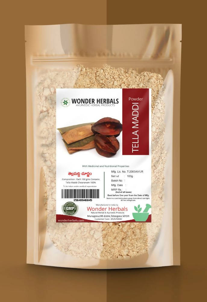 Wonder Herbals Tellamaddi (Arjuna) Powder | Swadesiicart