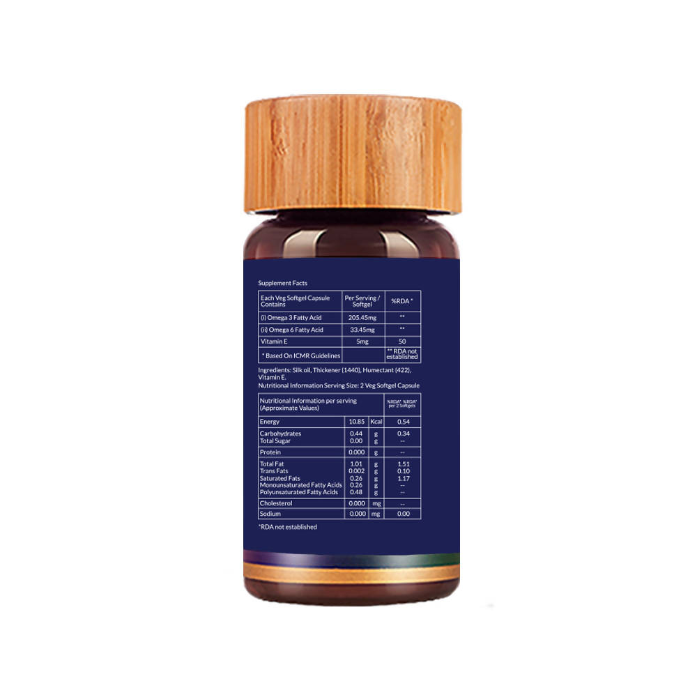 Biogetica Omega+++ Silk Oil Vege Softgel Capsules health benefits