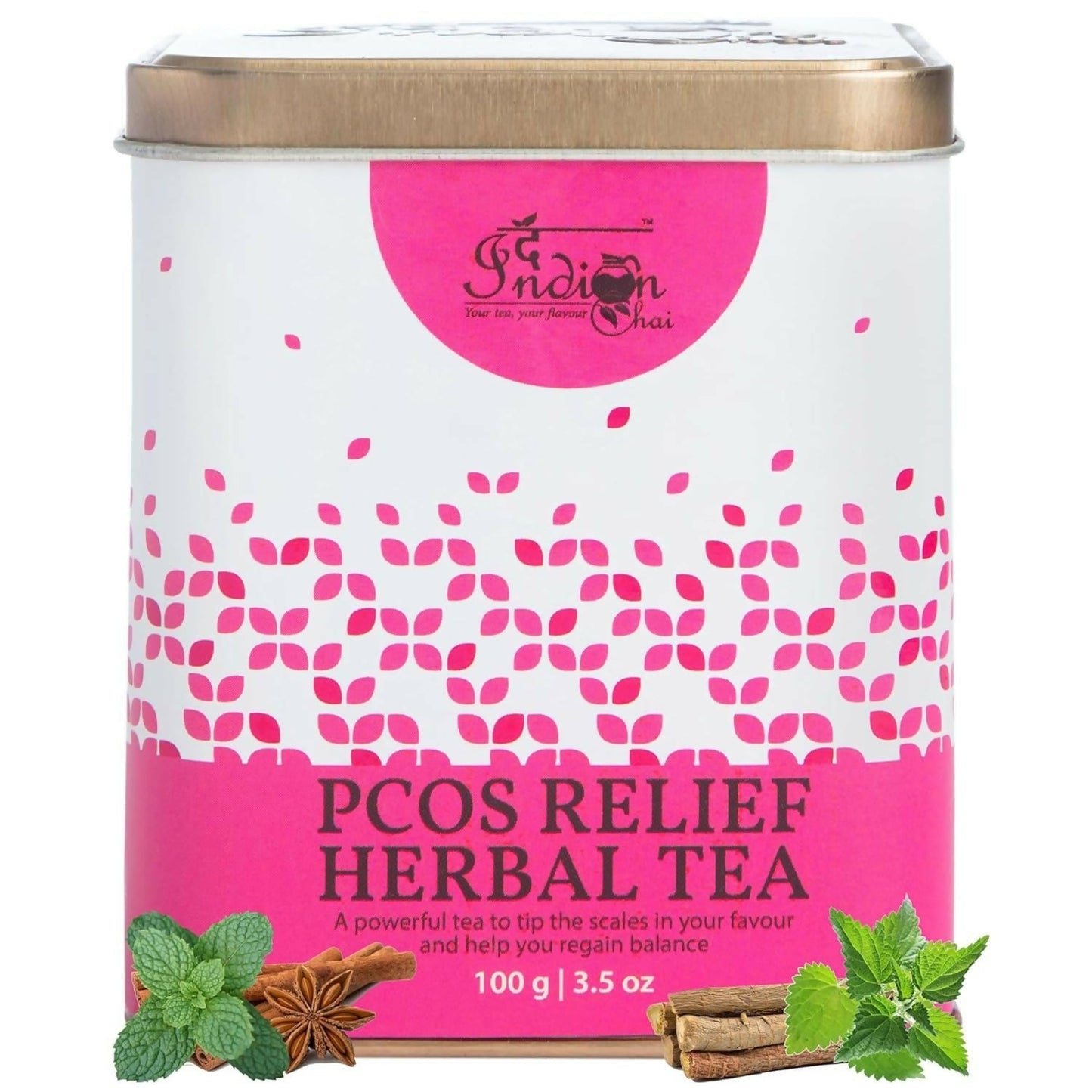 The Indian Chai - PCOS Relief Herbal Tea | Swadesiicart
