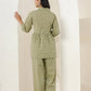 Kaajh Women's Green Printed Cotton Co-ord Set - Swadesiicart
