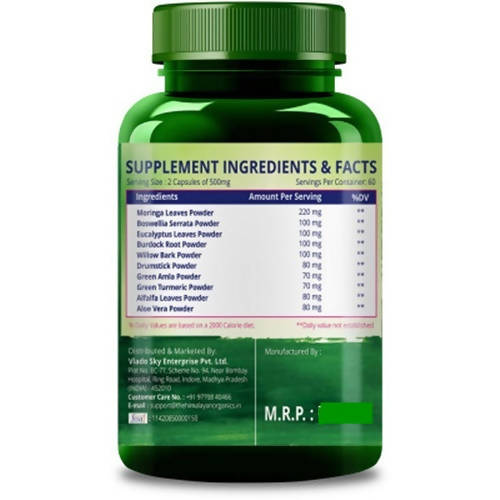 Himalayan Organics Plant Based Joint Support Vegetarian Capsules | Swadesiicart