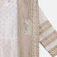 Ahalyaa Off White Chanderi Anarkali Kids Kurta With Dupatta For Girls | Swadesiicart