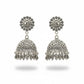JS Fashion Designer Full Stone Oxidized Silver Earrings for Women | Swadesiicart