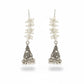 JS Fashion Beautiful Designer Oxidized Silver Earrings for Women & Girls | Swadesiicart