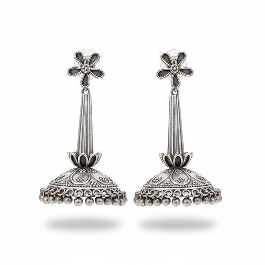 JS Fashion Oxidized Jewellery Designer Earrings for Women & Girls | Swadesiicart