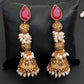 JS Fashion Designer Antique Jewellery High Gold Polish Earrings for Women | Swadesiicart