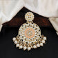 JS Fashion Antique High Gold Earrings with Clustered Pearls – Traditional Party Wear Jewelry for Women | Swadesiicart