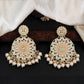 JS Fashion Antique High Gold Earrings with Clustered Pearls – Traditional Party Wear Jewelry for Women | Swadesiicart