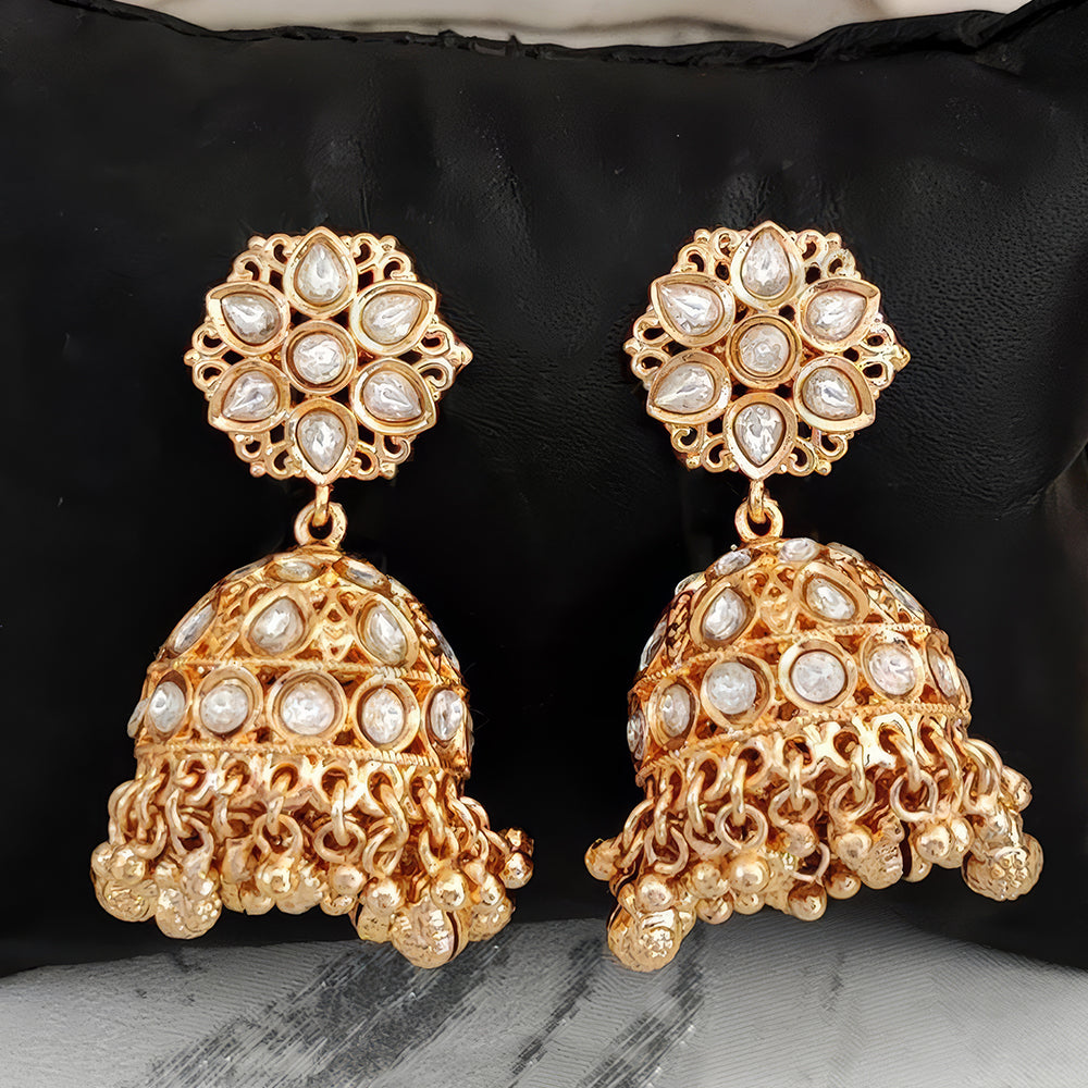JS Fashion Antique Jhumka Earrings for Women | Swadesiicart