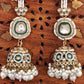 JS Fashion Antique Design Mehendi Polish Jhumka Earrings for Women | Swadesiicart
