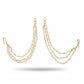 JS Fashion Triple Layer Antique Earrings for Women | Swadesiicart