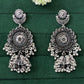 JS Fashion Designer Beautiful Oxidised Silver Earrings for Women & Girls | Swadesiicart