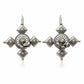 JS Fashion Oxidized Silver Designer Fancy Style Earrings for Women & Girls | Swadesiicart