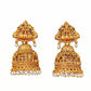 JS Fashion High Gold Antique God Lakshmi Jhumka Earrings for Women & Girls | Swadesiicart