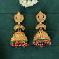 JS Fashion Rajwadi Polish Traditional Temple Earrings for Women & Girls | Swadesiicart
